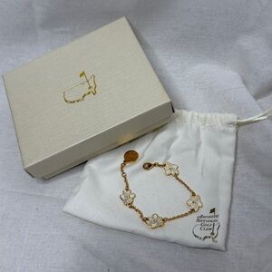 Augusta National Gold Club Magnolia Bracelet